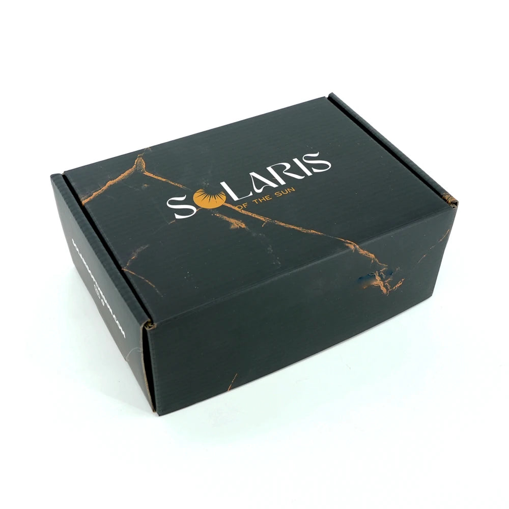 Custom Logo 24x35 Folders Corrugated Shipping Box UV Coating Embossing Black Cardboard Packaging Boxes for Gifts