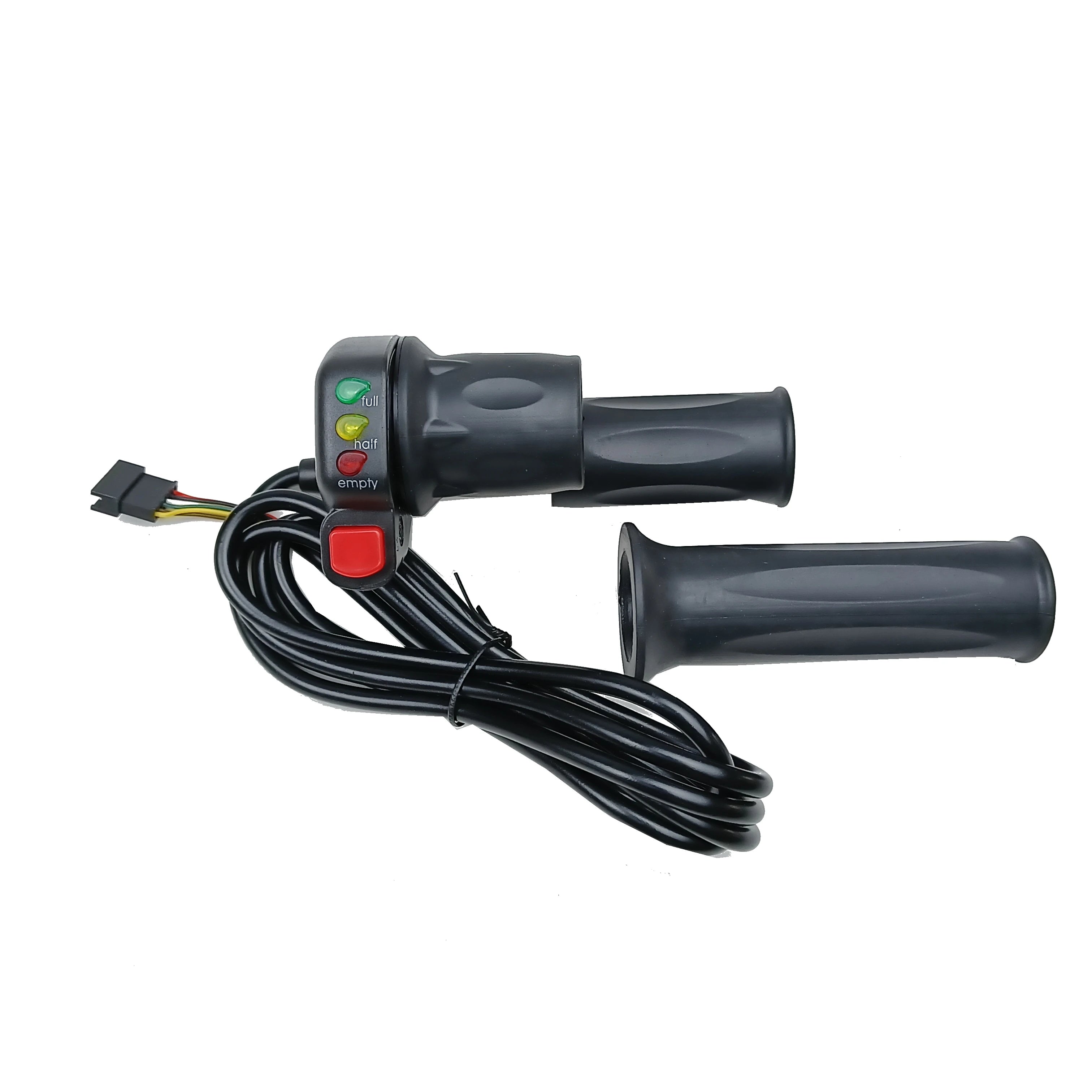 Wuxing Electric Bicycle Parts 24v 36v 48v Ebike Half Twist Throttle 29dx With Power Display