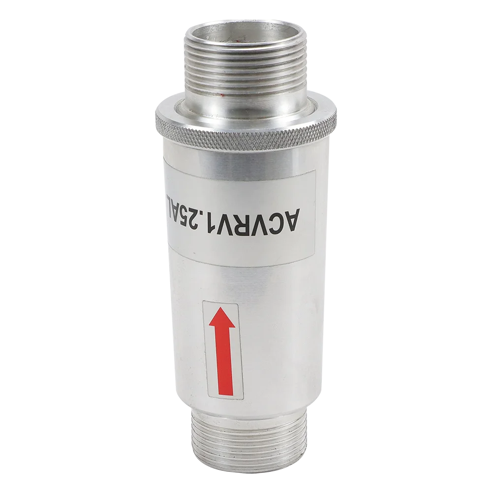 RV-02 1-1/4 Inch Aluminum Alloy Air Vacuum Pressure Relief Valve for Air Pump MegaBDM