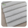 100% Cotton Embroidered Voile Fabric White Textile Designs for Clothing & Home Decor Woven Technique for Wedding Accessories