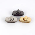 Deepeel BF661 35*18mm  Oval Twist Lock Buckle for Bags DIY Handbag Ornament Hardware Accessories Lock