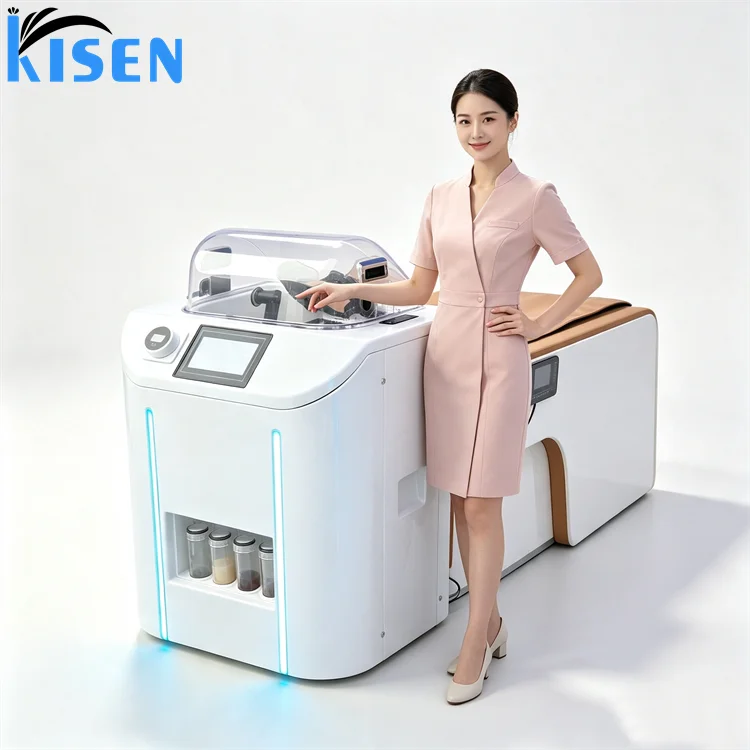 Luxury Massage Shampoo Bed Hair Washing Head Spa Shampoo Bed 3d 4d Full Body Electric Thai Massage Shampoo Chair with Heating MegaBDM