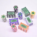 YH Casino Standard ABS Classic Mix Colors Texas Poker Chips Las Vegas Poker Chips Set for Gambling