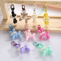 HOT Dog Keychain Pearl Balloon Dog Style Key Rings Handbag Backpack Bag Charm Decoration Puppy Key Holder Kawaii Dog Key Chain
