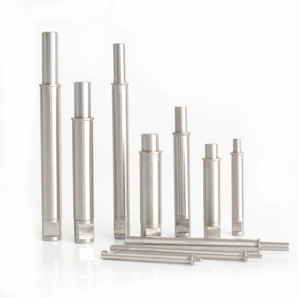 VEICH VCN512 Fasteners-Flat Pin Press Fit Spring Plunger Micro Stainless Steel Spring Loaded for Machinery Use