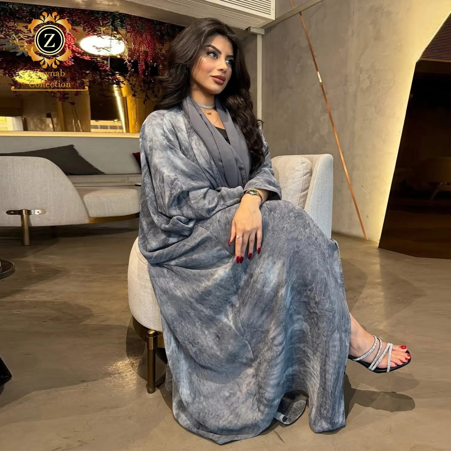 Zaynab Abaya Women Muslim Dress Women Abaya Islamic Clothing Custom Muslim Dress Islamic Dress Dubai Beaded New Jalabiya