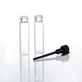 Budget-friendly 0.5ml 1ml 2ml 3ml Cosmetic Empty clear Glass Mini Perfume Essential Oil Sample Sub Spray Tube Bottles