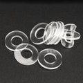 M2.5 M3 M4 M6 M8 M10 M12 PVC Washers Manufacturer Hard / Soft Flat Washer Transparent Clear Silicone Washers 30mm
