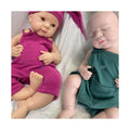 Unpainted Painted Floppy Floppy Silicone Reborn Baby Twins Boy & Girl Doll Collectibles for Reborn Artist Lifelike Fake Dolls