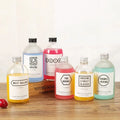 150ml 270ml 350ml 500ml Empty Frosted/ Clear Round Glass Beverage Bottles for Juice Milk Tea Cold Brew Coffee With Aluminum Caps