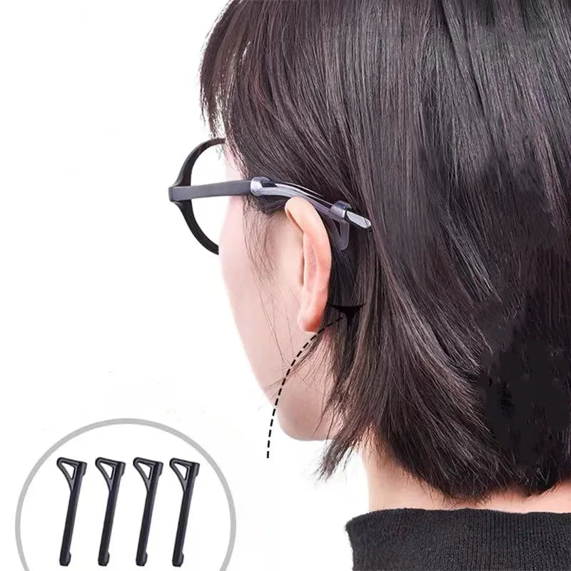 Anti-Slip Silicone Eyeglasses Ear Grips Sleeve Holder for Men Women Kids Sports