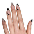 Wholesale Matte Short Press on Almond Nails Full Cover French Fake Nails Supplies Soft Gel Press on False Nail Set