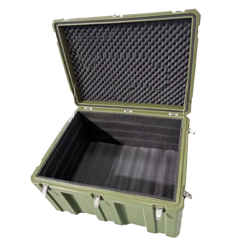 Hard Rotomolding LLDPE Waterproof Shockproof IP65 OEM/ODM Customized Cargo Case for Equipment Transport with Inline Skate Wheels
