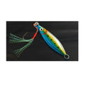ALPHA in Stock 3D Eyes Fishing Baits with Assist Hook Metal Jigging Lures