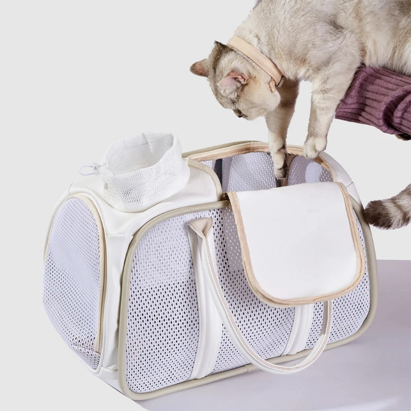 Soft-Sided Pet Carrier Travel Carriers for Small Cats and Puppy