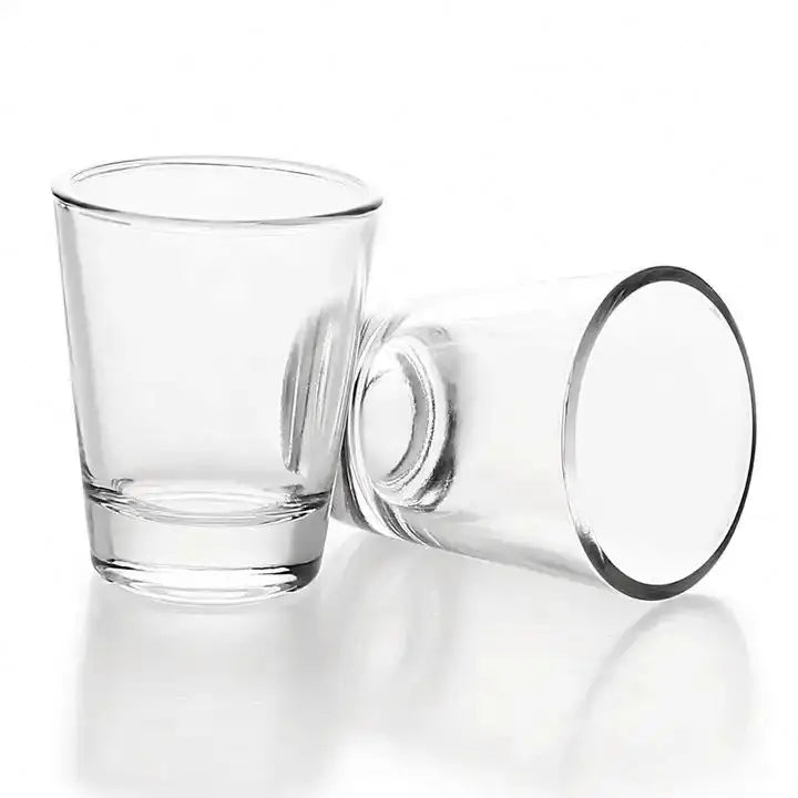 Wholesale Customized Logo Espresso Glasses Small Bullet Shot Glass for Wine Whiskey Whiskey Cup Sublimation Blank Shot Glass