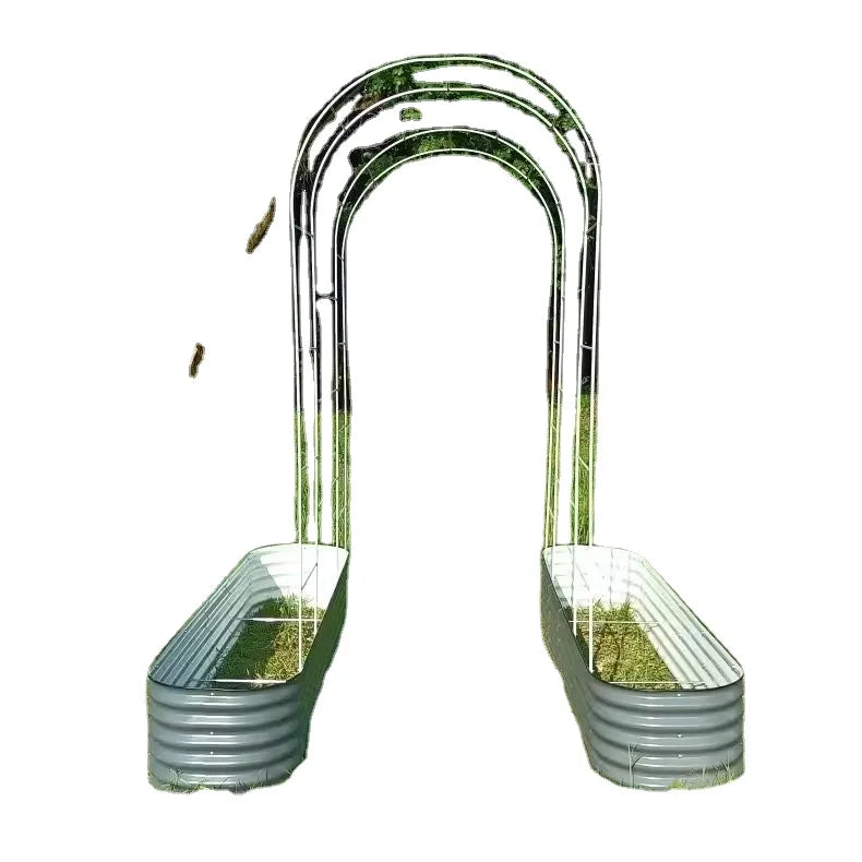Factory Wholesale Price Garden  Coated Steel Trellis for Plant Growing Support Climbing Garden U Arched Trellis