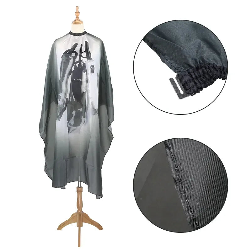 Fashionable barber shop shampoo shawl hair salon waterproof barber salon cape