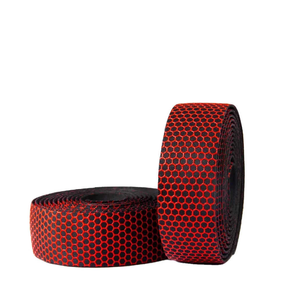 Bike Handlebar Tape Road Bicycle Anti-slip Silica Gel EVA Shock Absorption Handle Bar Tape Cycling Wrap End Plug