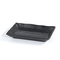 Restaurant Tableware Japanese Sushi Dinner Serving 7 Inch Cheap Black Rectangle Melamine Dish