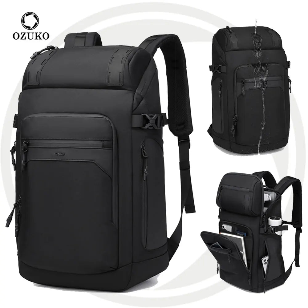 Ozuko 9630 Travel Laptop Backpack Anti Theft Backpacks Travel Business Work Bag 15.6 Inch College Computer Bag for Men Women