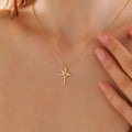 Women Jewelry Factory Stainless Steel Custom Hollow Out 18K Gold Plated Heartbeat Heart Shape Pendant Necklace