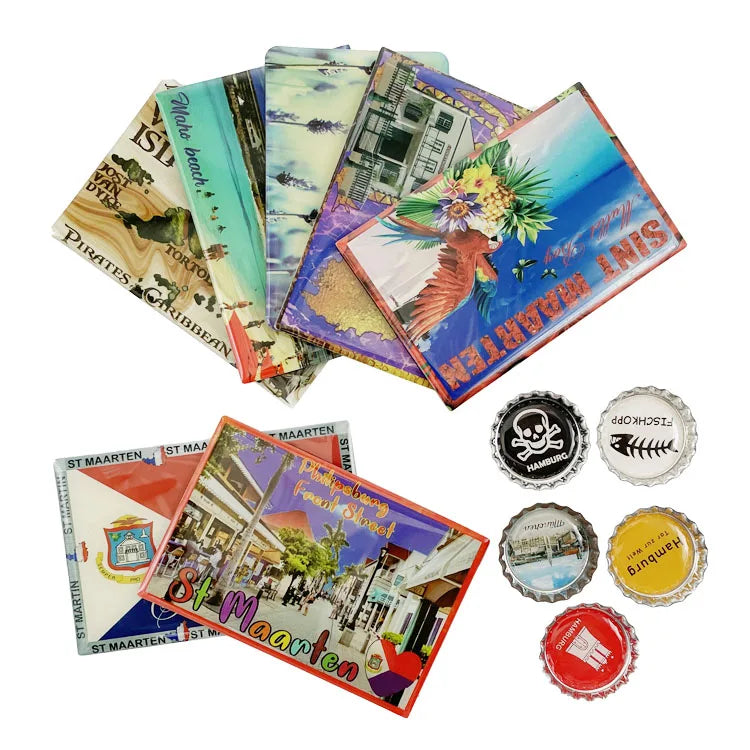 Cheap Personalized Designs Custom Fridge Magnet Epoxy Plate Tourist Souvenir  Fridge Epoxy Fridge Magnet