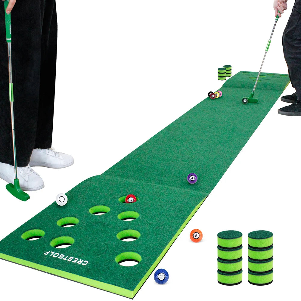 Hot Selling Indoor Outdoor Family Party Custom 20 Holes Golf Putting  Green Game Mat