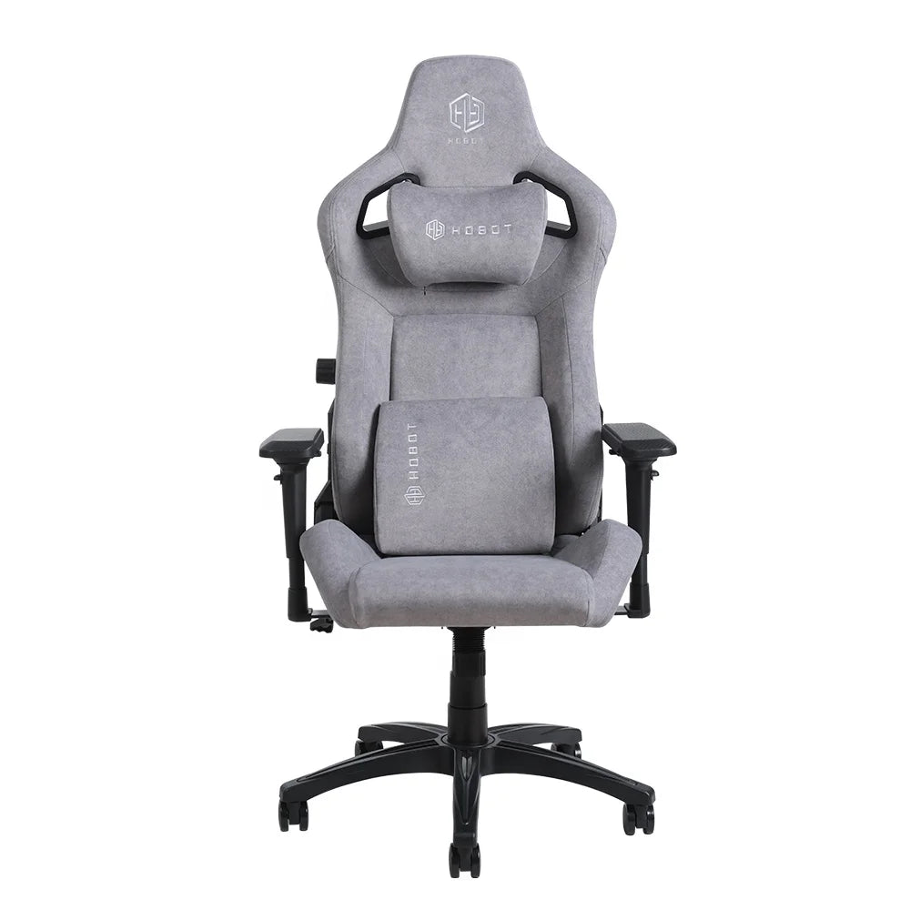 Luxury Executive Office Chair 4D Adjustable Armrest Stainless Steel Frame Fabric Upholstery Ergonomic Design Revolving Butterfly