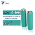 Rechargeable Lithium Battery Cell 3V 3.1V 40160 17.5Ah Prismatic Sodium Ion Batteries 3000-Cycle 121Wh/kg RV Ebike Car Battery