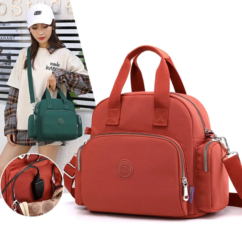 New Arrival Large Capacity Ladies Messenger Bags Fashion Outdoor Girls Travel Sling Shoulder Backpack Handbags