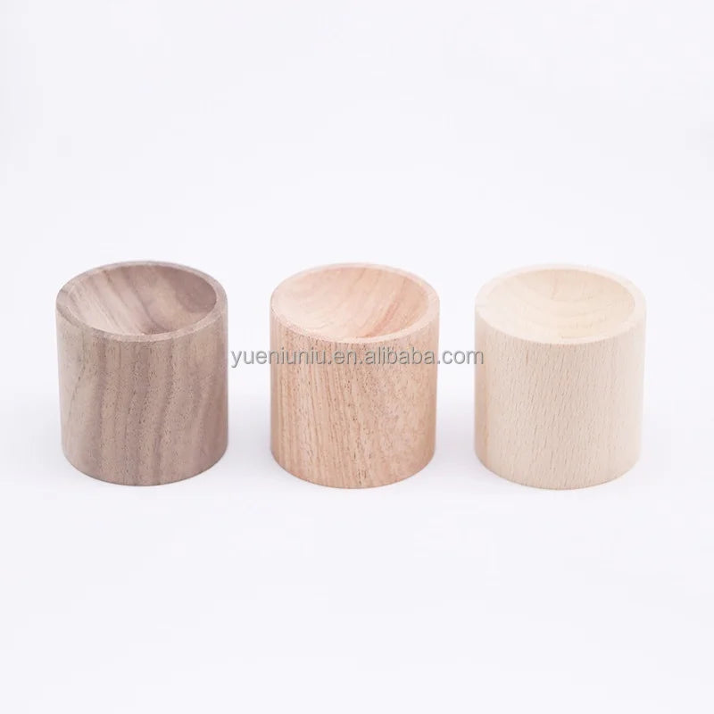 Wholesale Home Scented Diffuser Top Hemispherical Beech Wood Cylinder with Custom logo Essential Oil Diffuser
