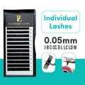Wholesale 0.05mm C D Curl Individual Eyelash Extension Trays 8-18mm Lash Vendor Factory Supplies Professional PBT Fiber Matte