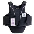 Lightweight Black Horse Riding Vest with Oxford & Mesh Fabric EVA Filling Round Shape for Race Use S-XXL