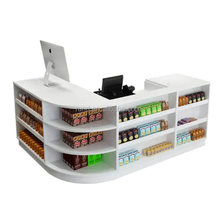 Retail Check Out Counter ISO9001CE 10-15 Workday Durable 5pcs Small