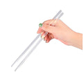 Chinese Style Personalized Glass Chop Sticks Rest Heat Resistant Custom Glass Chopstick with Lead Free