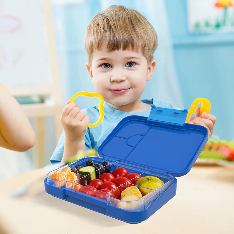 Aohea Customized Kids Lunch Box Bpa Free Tritan Material 4 Compartment Food Container Leakproof Bento Box