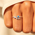 New Personalized Design Evil Eye Ring Female Niche Zircon Index Finger Open Ring | Promotion Cheaper Price