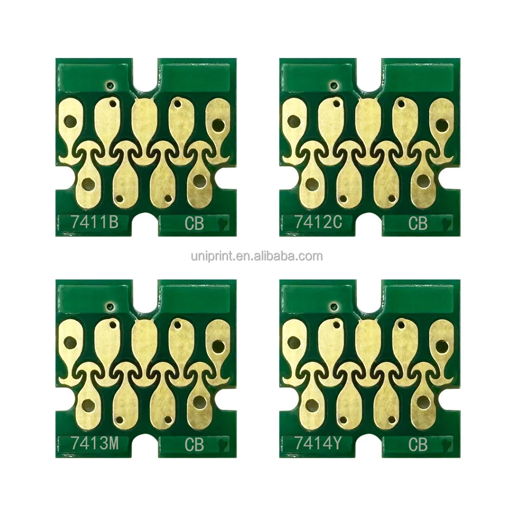 T7411 T7414 Ink Cartridge Chip for Epson SureColorF6000 F6070 F7000 F7100 F7070 F7170 F7200  BK C M Y Chip