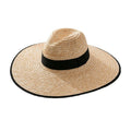 Summer Men Women Classic Straw Sun Beach Hat Wide Brim Fedora Hats for UPF 50+ Sunscreen Protection Outdoor