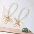 Fashion Love Shell Keychain Women's Bag Accessories Small Gift White Pearl Key Chain With Pendant