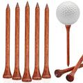 Custom Made Dark Natural Color Bamboo Golf Tees Directly Sourced From Manufacturer