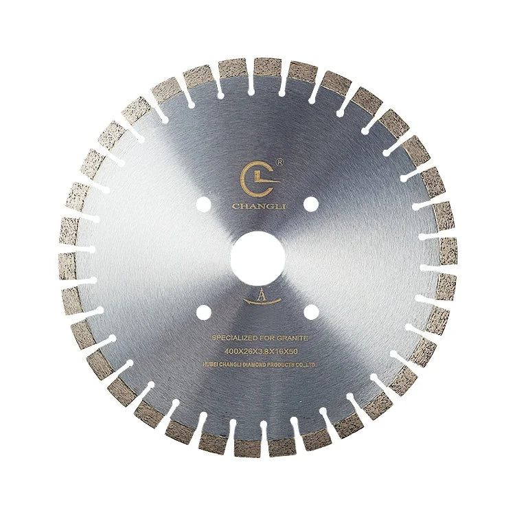 Professional Industrial High Efficiency Wet Cutting 400mm Segmented Diamond Saw Blade for Stone Ceramic Marble Granite OEM