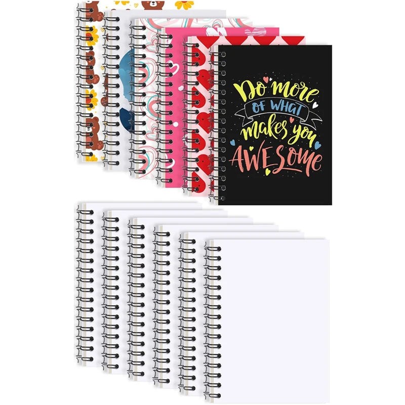 Accept Custom A4/A5/A6 Sublimation Blank Journals Notebook Photo Frames for School/Business/Diary Life/Birthday/Christmas/Memory