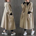 Boutique Wholesale 2026 Autumn New Loose Long Pocket Hooded Casual Versatile Women's Coat