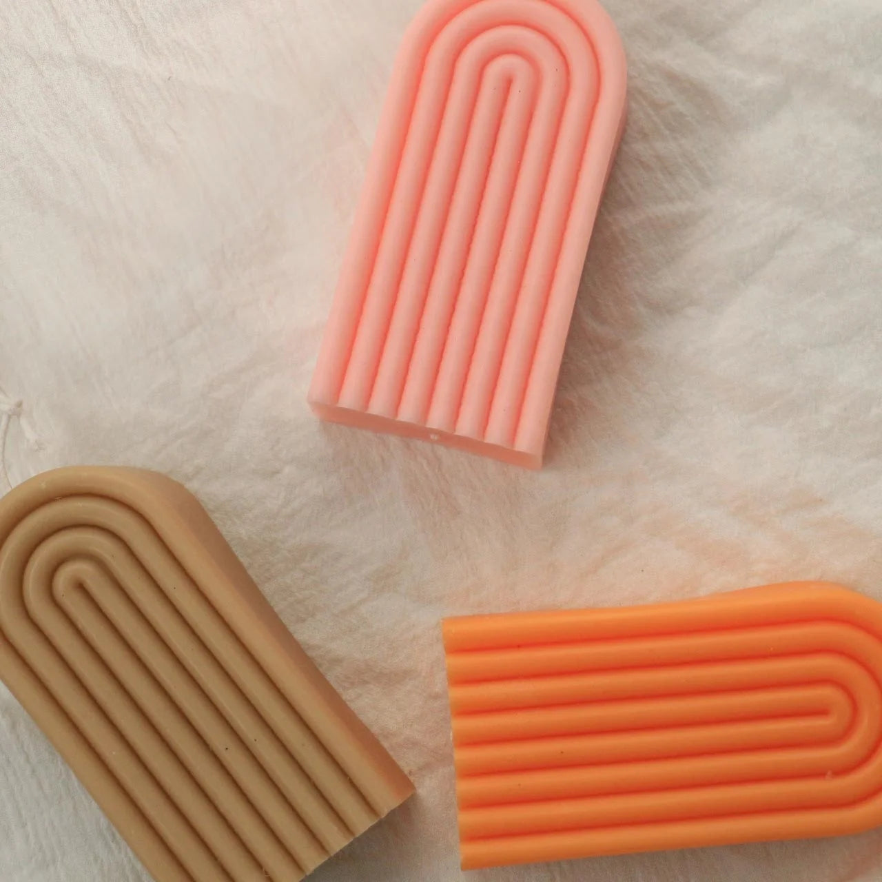 4 Colors Minimalist Geometric Line Arch Souvenir High Quality Natural Soy Wax Handmade Fragrance Aromatherapy Scented Candles