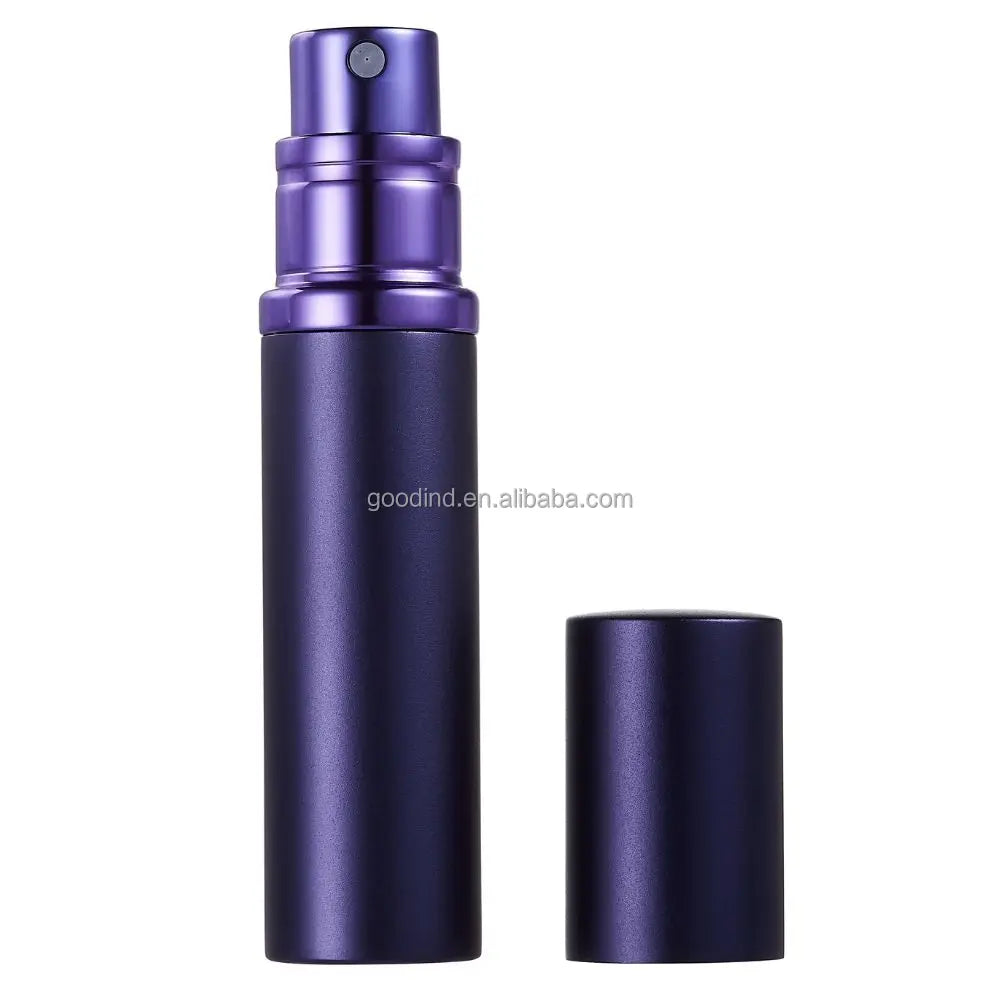 5ml Bottom Filling Mini Refillable Perfume Bottle Travel Aluminum Portable Atomizer Spray