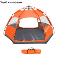 RTS Automatic Camping Tent 3-5 Person Family Tent Double Layer Instant Set up Portable Backpacking Tent for Hiking Travel