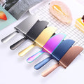 Stainless Steel Gold Symphony Sawtooth Baking Pastry Shovel Bread Pizza Knife Wedding Cake Knife