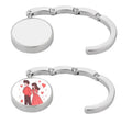 Best Selling Qualisub Creative Sublimation Metal Bag Desk Hanger Hook Blanks for DIY Printing